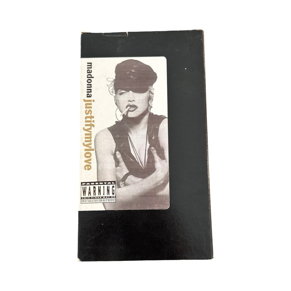 Madonna Justify My Love VHS Single 1990 Warner Reprise Video 38224 Banned Video
